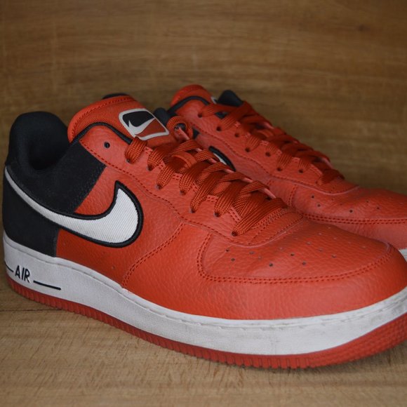 Nike Air Force 1 Mystic Red White Black US 10.5 - Picture 3 of 6